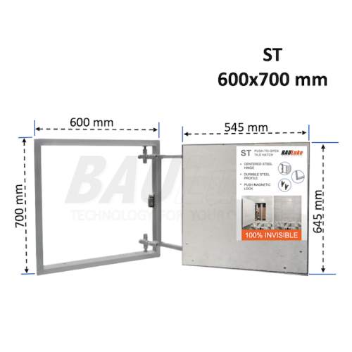 Ревизионный люк под плитку BAULuke ST60x70