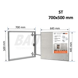 Plaaditavad luugid BAULuke ST70x50