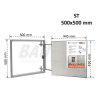 Inspection Door Magnetic Push Under Ceramic Tiles Steel Access Panel  BAULuke ST50x50
