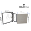Inspection Door Magnetic Push Under Ceramic Tiles Steel Access Panel  BAULuke ST50x30