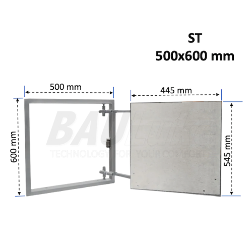 Ревизионный люк под плитку BAULuke ST50x60