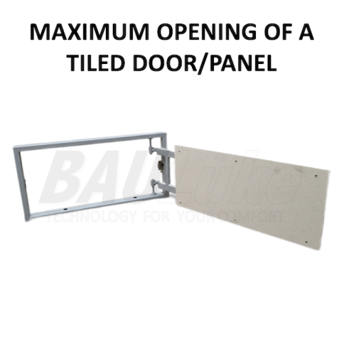 Inspection Door Magnetic Push Under Ceramic Tiles Steel Access Panel  BAULuke ST60x40