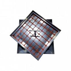 Floor hatch refillable BAULuke GS20x20 Zn Floor hatch refillable BAULuke GS20x20 Zn