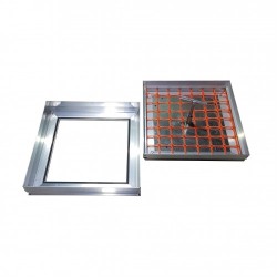 Floor hatch refillable BAULuke GS20x20 Zn Floor hatch refillable BAULuke GS20x20 Zn